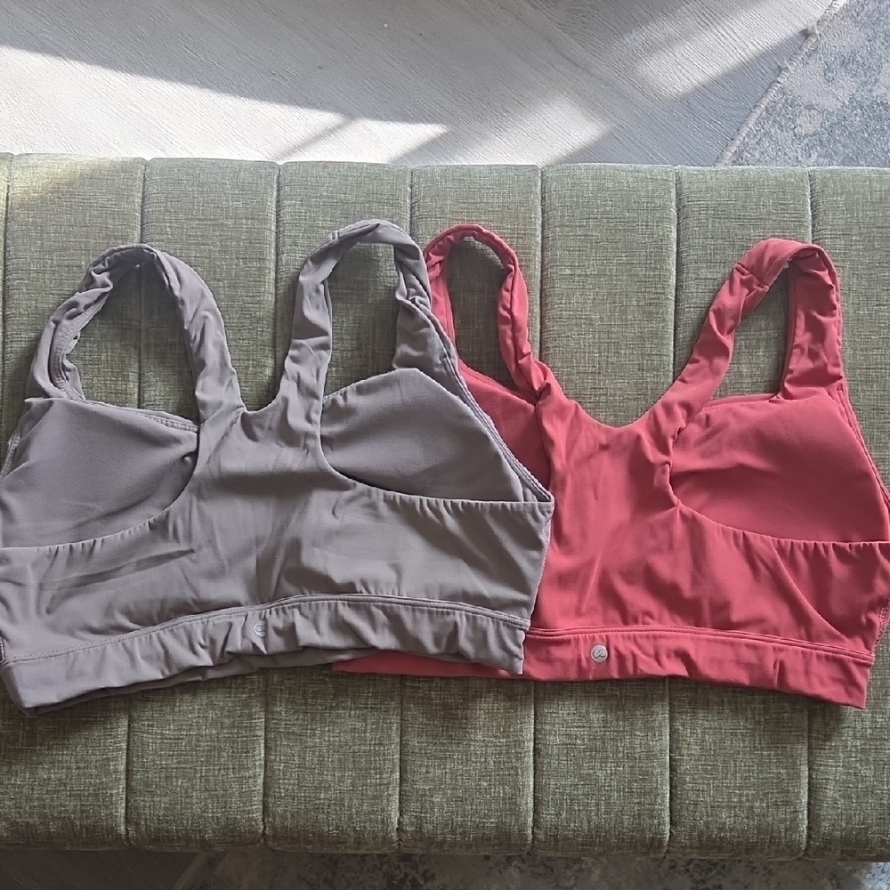 CALIA by Carrie Underwood Pink and Gray Sports Bras - Picture 3 of 7